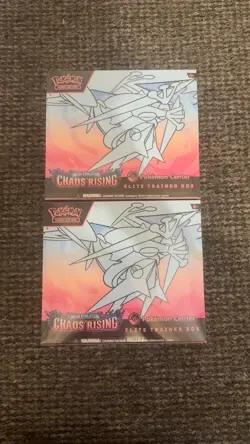 PRISTINE | 2x Pokemon TCG- Chaos Rising Pokemon Centre ETB New & Sealed - Image 1
