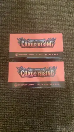 PRISTINE | 2x Pokemon TCG- Chaos Rising Pokemon Centre ETB New & Sealed - Image 4