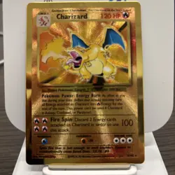 Pokemon Celebrations Charizard Gold Metal Promo - Image 2