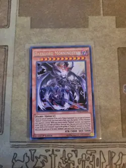YUGIOH DARKLORD MORNINGSTAR DESO-EN029 SECRET 1ST ED NM - Image 1
