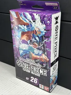 Brand New Sealed One Piece TCG: Purple Black Monkey D. Luffy Deck ST-26 English - Image 3