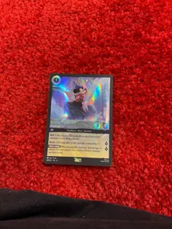 D23 Expo 2024 Ravenburger Mickey Mouse Playful Sorcerer Lorcana PROMO Card TCG! - Image 1