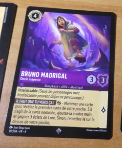 LORCANA TRADING CARD GAME DISNEY CHAPITRE 4 CARTE BRUNO 39/204 SR FR MINT - Image 1