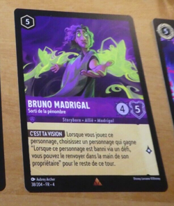 LORCANA TRADING CARD DISNEY CHAPITRE 4 CARTE BRUNO 38/204 RARE FR MINT - Image 1