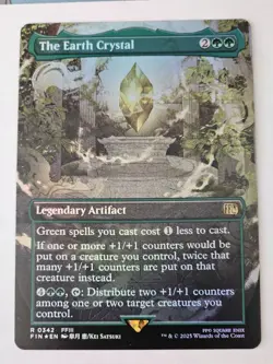 MTG - The Earth Crystal FOIL Borderless - Final Fantasy - Image 1