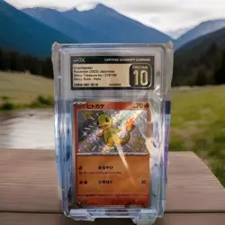 Charmander CGC 10 PRISTINE Japanese Pokemon 2023 210/190 Shiny Treasure ex Sv4a - Image 1