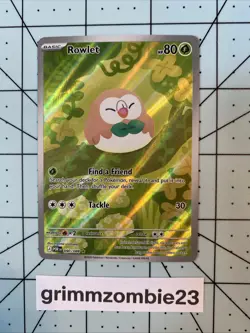 Rowlet 090/088 Illustration Rare Pokemon Me03: Perfect Order NM - Image 1
