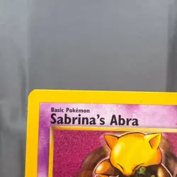 MP+ Sabrina's Abra 19 Wizards Black Star Promos Pokemon 1999 Atsuko Nishida - Image 5