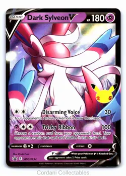Dark Sylveon V SWSH134 - SWSH Black Star Promo - Pokemon Card - Near Mint - Image 1