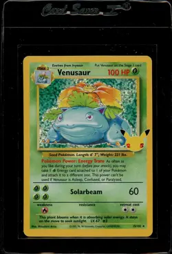 2021 Pokemon Celebrations Venusaur Holo 15/102 Classic Collection Base Set 25th - Image 1