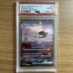 Pokemon Charizard ex 151 sv2a Japanese Special Art Rare #201 PSA 10 Gem Mint - Image 1