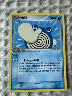 Pokemon TCG Card Poliwhirl 68/115 Unseen Forces Regular Non Holo LP - Image 1