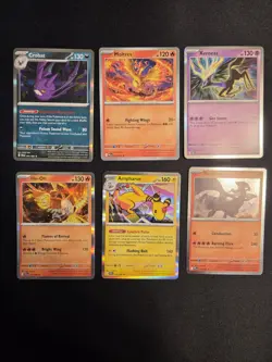 LOT OF 6 - Pokemon Chaos Rising Holo Rare & Non-Holo Rare Cards - TCG - Image 1