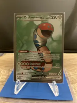 Orthworm ex Pokemon Stellar Crown 162/142 Ultra Rare Near Mint - Image 1