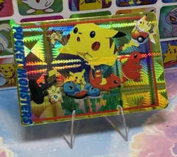 Pokemon Pikachu Holo Prism Vintage Pocket Monsters Vending Sticker 1998 Bandai - Image 3