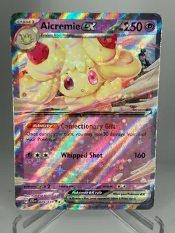 Pokemon TCG Alcremie 075/159 Journey Together Double Rare NM Card - Image 1