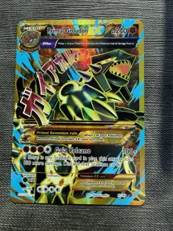Pokemon TCG Primal Groudon-EX Holo Rare 97/98 NM - Image 1