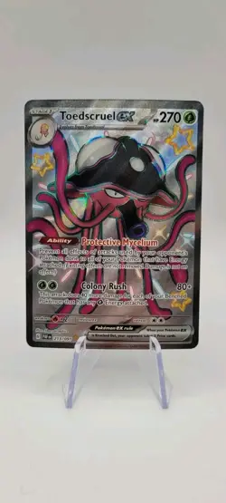 Pokemon TCG: Toedscruel ex 213/091 Shiny Holo - Sv: Paldean Fates Holo - NM - Image 1