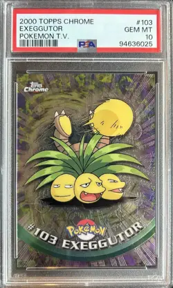2000 Topps Pokemon Chrome Exeggutor #103 - PSA 10 - Image 1