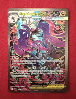 Mega Dragalge ex Special Illustration Rare 118/086 Pokemon Card Chaos Rising - Image 1