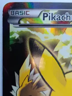 Pokemon Pikachu EX XY124 Black Star Promo Holo Full Art - Image 5