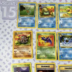 Vintage Pokemon Fossil Card Lot of 17 Common/Uncommon LP-MP No Duplicates #23 - Image 2