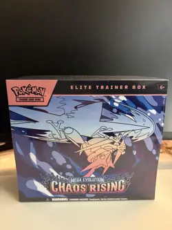 🐦‍🔥 Pokemon TCG CHAOS RISING Elite Trainer Box ETB New Sealed PRESALE 🐦‍🔥 - Image 1