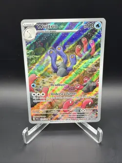 Pokemon TCG Wugtrio 224/091 SV: Paldean Fates Illustration Rare NM - Image 1