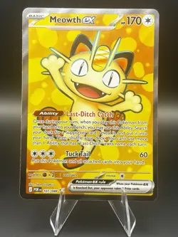 Meowth Ex 107/088 Perfect Order Ultra Rare Pokemon TCG - Image 1