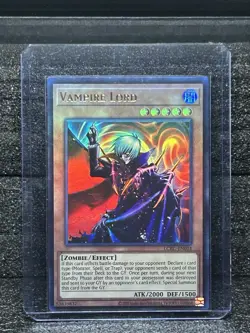 Konami Yu-Gi-Oh! Vampire Lord LCKC-EN024 Ultra Rare Holo Zombie 2000/1500 - Image 1