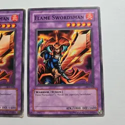 Yu-Gi-Oh! 2 Flame Swordsman Common Unlimited ATK 1800 DEF 1600 Warrior Fusion - Image 3