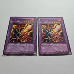 Yu-Gi-Oh! 2 Flame Swordsman Common Unlimited ATK 1800 DEF 1600 Warrior Fusion - Image 4
