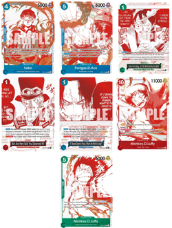 One Piece OP13 - 3rd Anniversary Treasure Campaign Promo Card Set (7 Cards) - Image 1