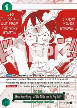 One Piece OP13 - 3rd Anniversary Treasure Campaign Promo Card Set (7 Cards) - Image 4