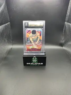 RORONOA ZORO 2022 ONE PIECE SUPER PRE-RELEASE STRAW HAT CREW BGS 10 Q0878 - Image 1