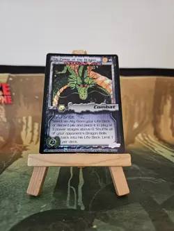 Dragonball Z CCG Cell Saga Power of the Dragon unlimited rare foil card - Image 2