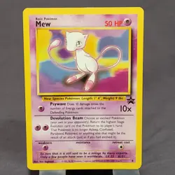 5 Vintage 1999 Pokemon Card - Mew - WoTC Black Star Promo 8 - NM-Mint - Image 4
