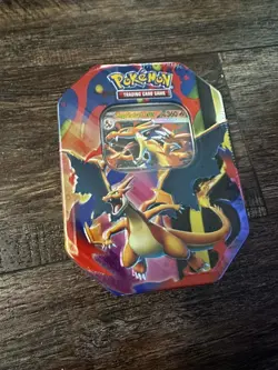 Pokemon Mega Charizard Tin Sealed Booster Promo Card 2026 Trading Card Game - Image 1