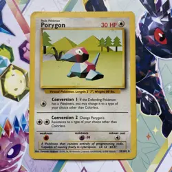 Pokemon TCG Porygon Base Set, Card 39/102, Regular LP Condition - Image 1