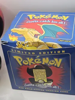 1999 Pokemon Charizard 23k Burger King Gold Plated Card With Box, Ball And CoA - Image 3