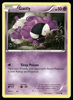 Pokemon Cards Gastly 33/83 Generations Common NM - Image 1