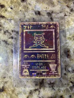 Ancient Mew Pokemon 2000 Movie Promo Holo Card - Image 1