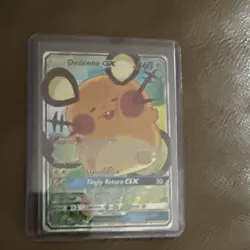 Pokemon Dedenne GX 195A/214 Alternate Art Holo Promo GX Card - Image 2