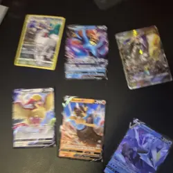 Pokemon TCG Foil Card Lot 6 Cards Pidgeot V Kleavor V Kyurem V Omastar Wyrdeer - Image 2