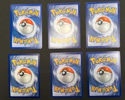 Vintage Meowth Lot of 6 Pokemon Cards Collection Set Deck Building - Image 2