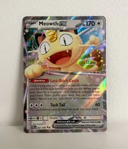 Pokemon Meowth EX 062/088 Perfect Order Card Near Mint - Image 1