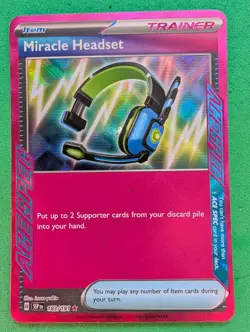 Miracle Headset 183/191 Rare Ace Spec Surging Sparks Pokemon Cards - Image 1