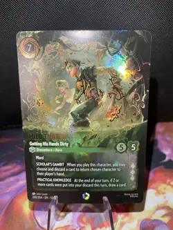 Milo Thatch - Getting His Hands Dirty (Enchanted) 230/204 Wilds Unknown Holo - Image 2