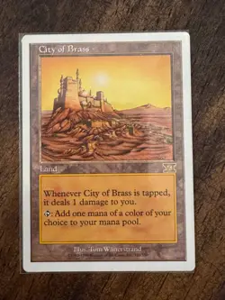 MTG - City Of Brass - VI (6th) Edition - NM/LP - Image 1