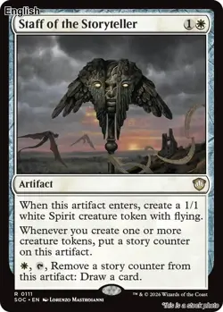 Staff of the Storyteller [SOC - 111] Commander: Secrets of Strixhaven - Image 1
